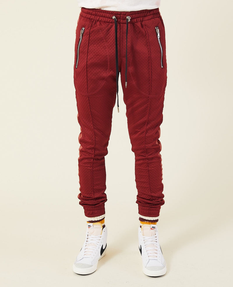 QUILTED TECH JERSEY SWEATPANTS